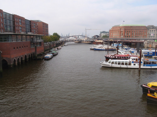 the port of Hamburg.